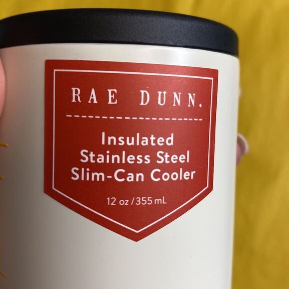 NWT- Rae Dunn- Love is Love- slim can insulated cooler 12oz - Picture 3 of 5